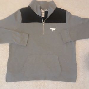 PINK Half Zip Sweater